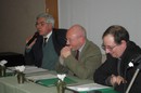 Pasteur Jean-Arnold de Clermont, Père Dominique Foyet, Père Bruno Feillet (de gauche à droite)